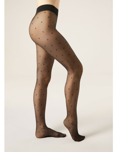 Collant à pois