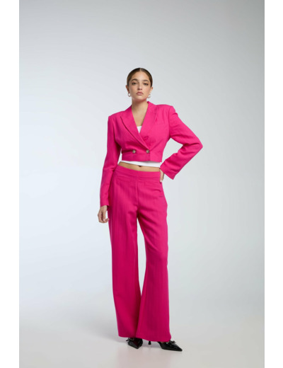 Pantalon à jambe large