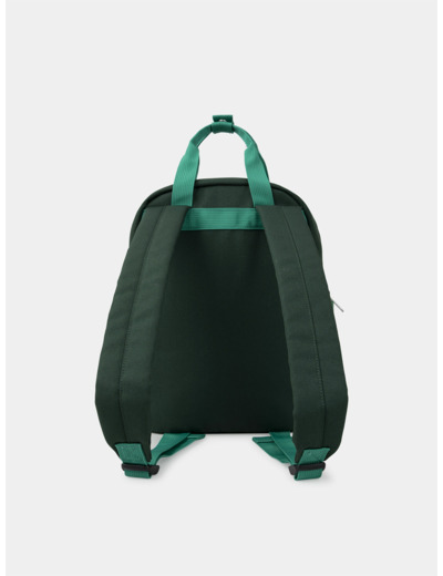 Sac à dos vert avec poche avant imprimé dinosaure Garçon