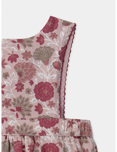Chasuble imprimée fleuri Bébé Fille