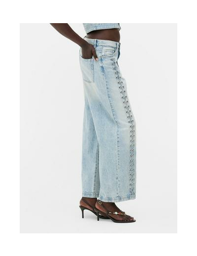 Jean à lacets sur le devant Rita Ora