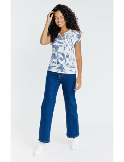 Tee-shirt imprimé manches courtes