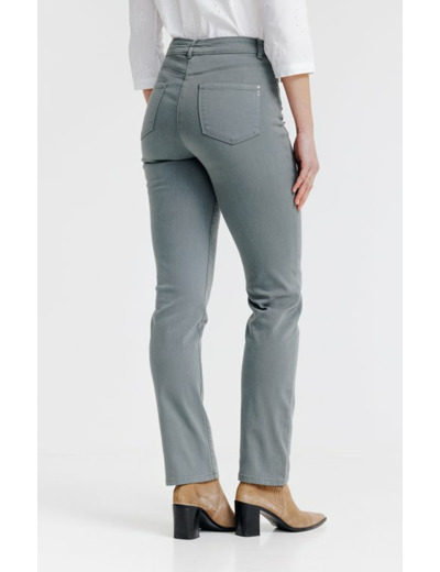 Pantalon coupe droite détail zip