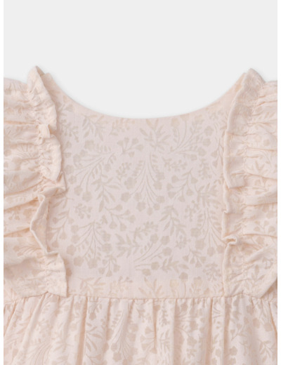 Robe en voile fleuri