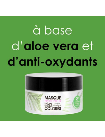 Masque protecteur cheveux colorés Gamme Nature