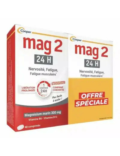 Mag 2 24h Comprimés 2 Boites De 40