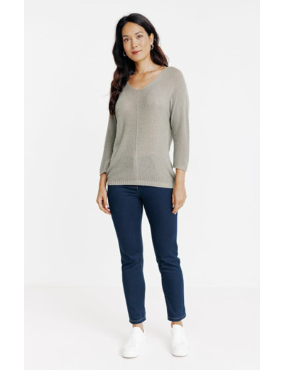 Pull maille brillante