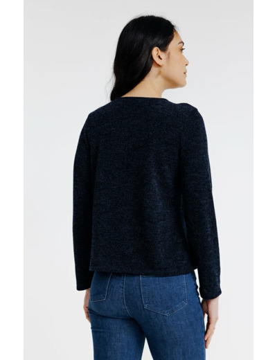 Cardigan avec fermeture gros boutons