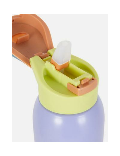 Gourde en acier inoxydable à motif color block