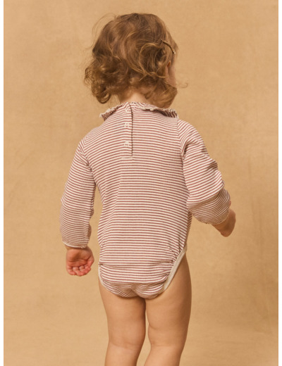 Body à manches longues rayé