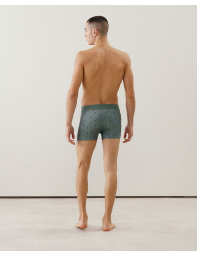 Boxer en microfibre à motifs