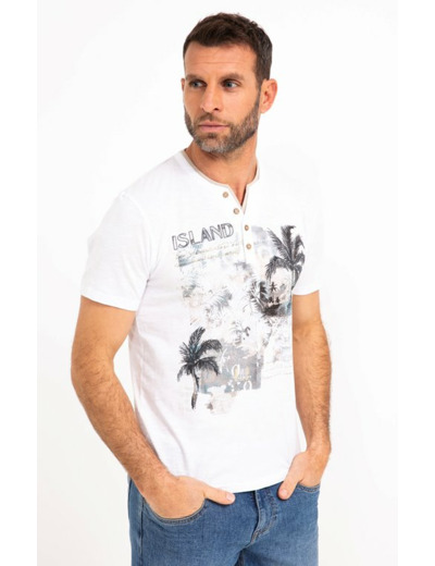 Tee-shirt manches courtes Island