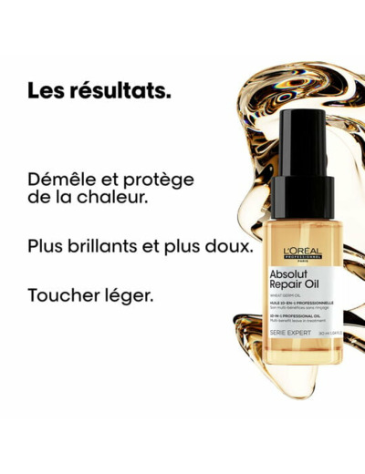 Huile 10 en 1 pour cheveux normaux à sensibilisés Absolut Repair 30 ml