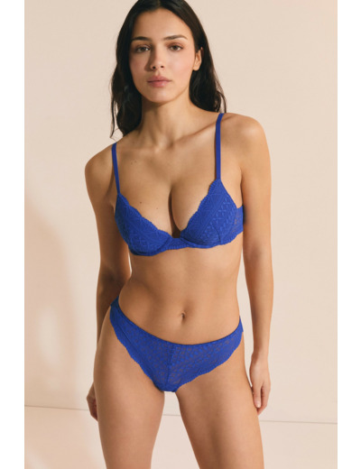Soutien-gorge N.2 - Le push-up plongeant en dentelle,Soutien-gorge N.2 - Le push-up plongeant en dentelle;${refinementColor}