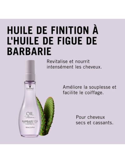 Huile de finition Barbary Fig pour cheveux secs et cassants