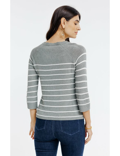 Pull à rayures