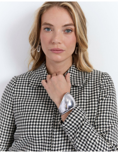 Veste courte jacquard NOIR Femme