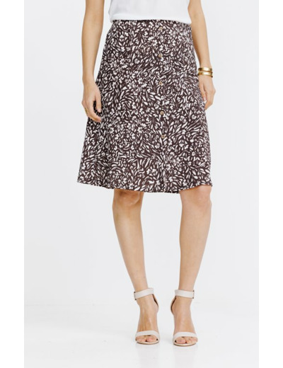 Jupe en maille imprimée