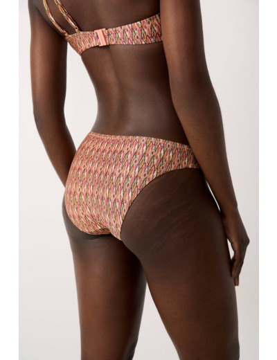 Culotte bikini bas de maillot à motif