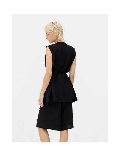 Gilet de costume long effet cascade