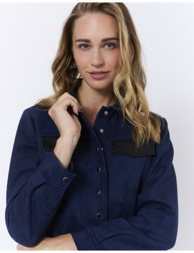 Blouson court uni MARINE Femme