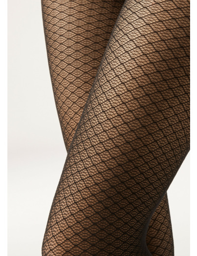 Collant Opaque à Losanges