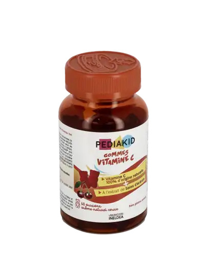 Pédiakid Gomme Ourson Vitamine C Cerise Boîte De 60