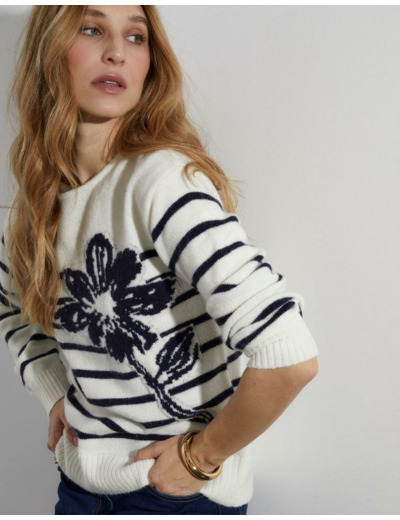 Pull marinière rayée MARINE Femme