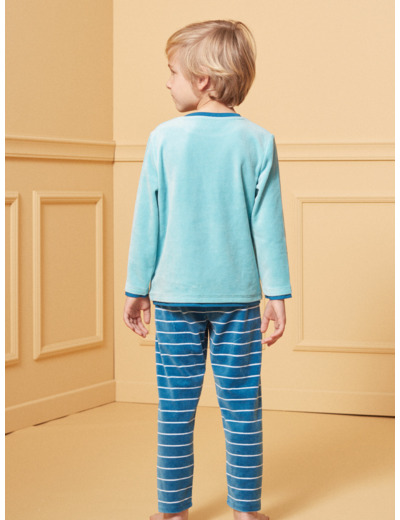 Pyjama Dino en velours