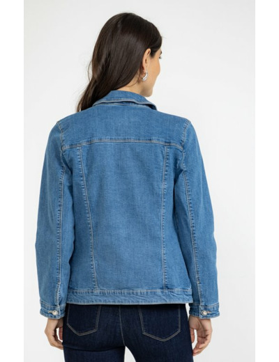 Blouson en denim double stone