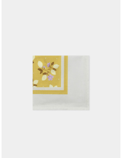 Foulard imprimé fleuri