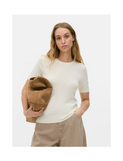 T-shirt ajusté à manches courtes