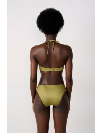 Culotte de bikini bas de maillot pailleté