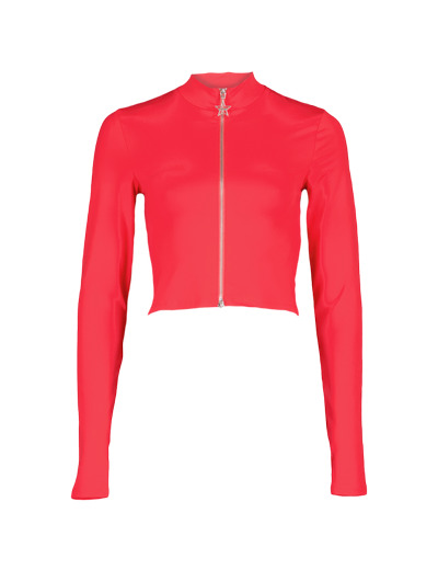 Manche longue avec fermeture éclair