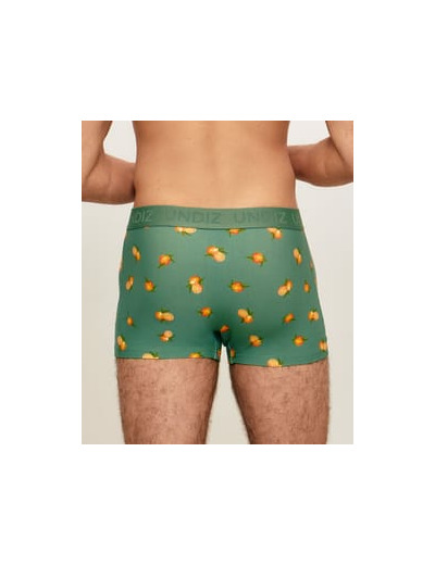 Boxer en coton motifs oranges