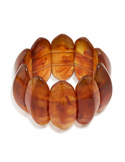 Acrylic Resin Swirl Layered Necklace