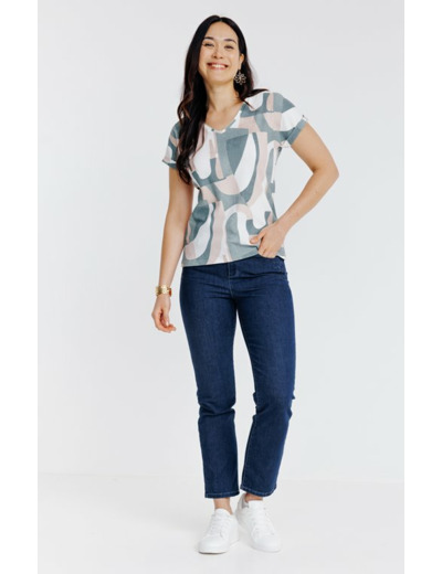 Tee-shirt imprimé manches courtes