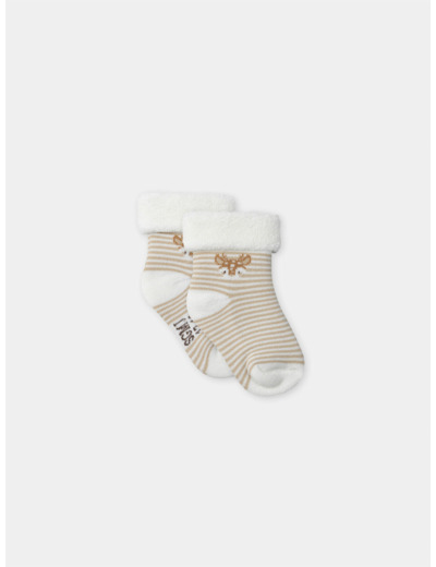 Lot de deux paires de chaussettes de naissance
