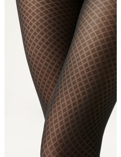 Collant 70 Deniers à Motifs Losanges