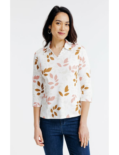 Tee-shirt avec boutons au col