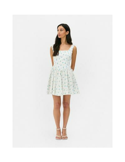 Mini robe corset à nœud