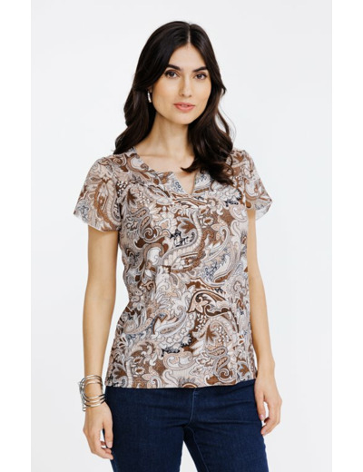 Tee-shirt imprimé manches courtes