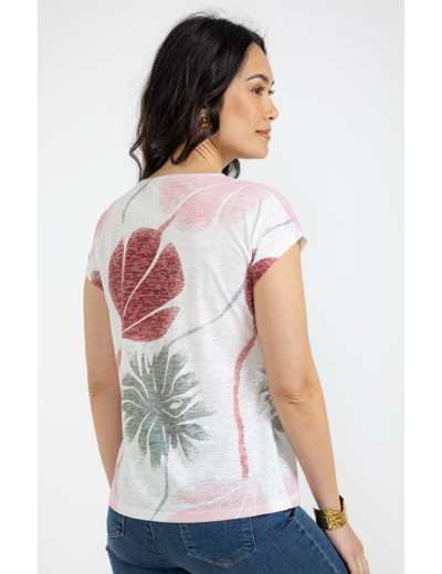 Tee-shirt imprimé manches courtes