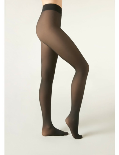 Collant polaire effet transparent 120 deniers