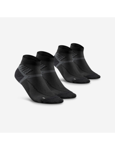 Chaussettes randonnée - Hike 500 Mid noire x2 paires