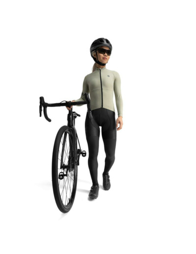 Maillot vélo thermique manches longues femme