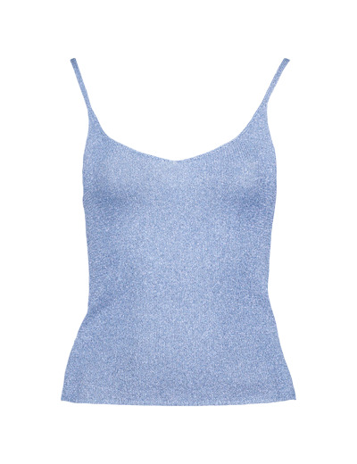 Top en tricot avec fil brillant