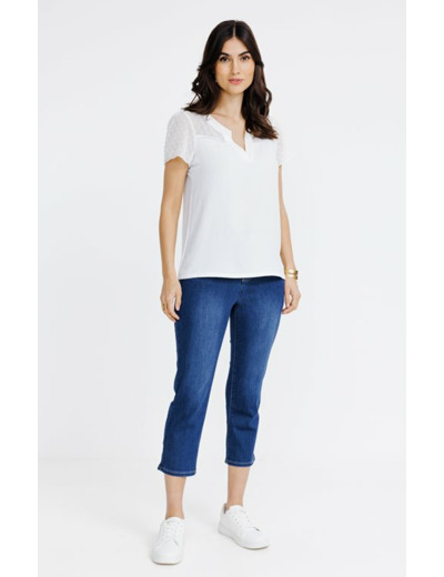 Tee-shirt uni manches courtes