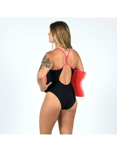 Maillot de bain de natation une pièce femme kamyli geol noir