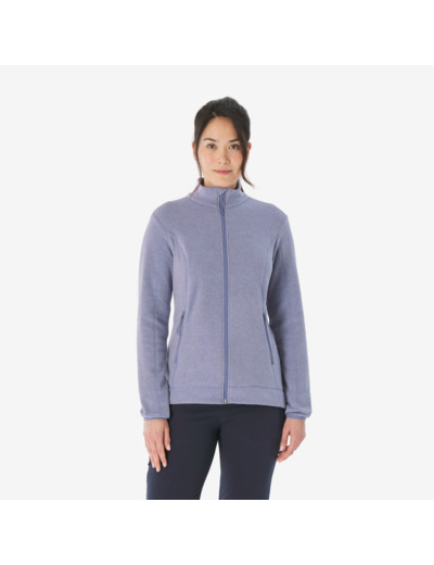 Polaire de randonnée montagne femme, MH100 full zip violet